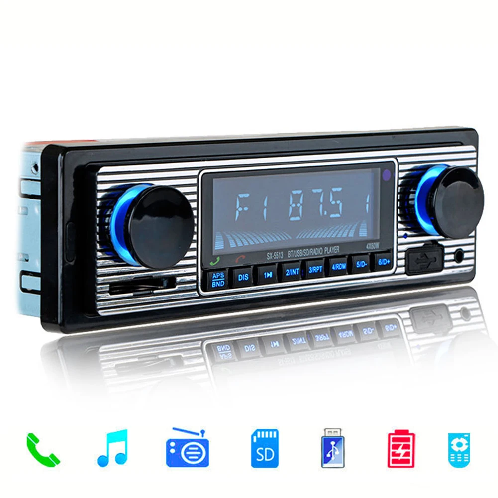 12 В Bluetooth автомобильный Радио стерео аудио Музыка MP3 передатчик игрока ручной Бесплатный звонок