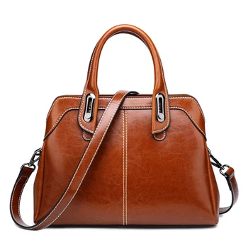 

Realer Women Handbags Crossbody Bags for Bussiness retro Leisure Shoulder Bag High Quality Leather for Women Messenger