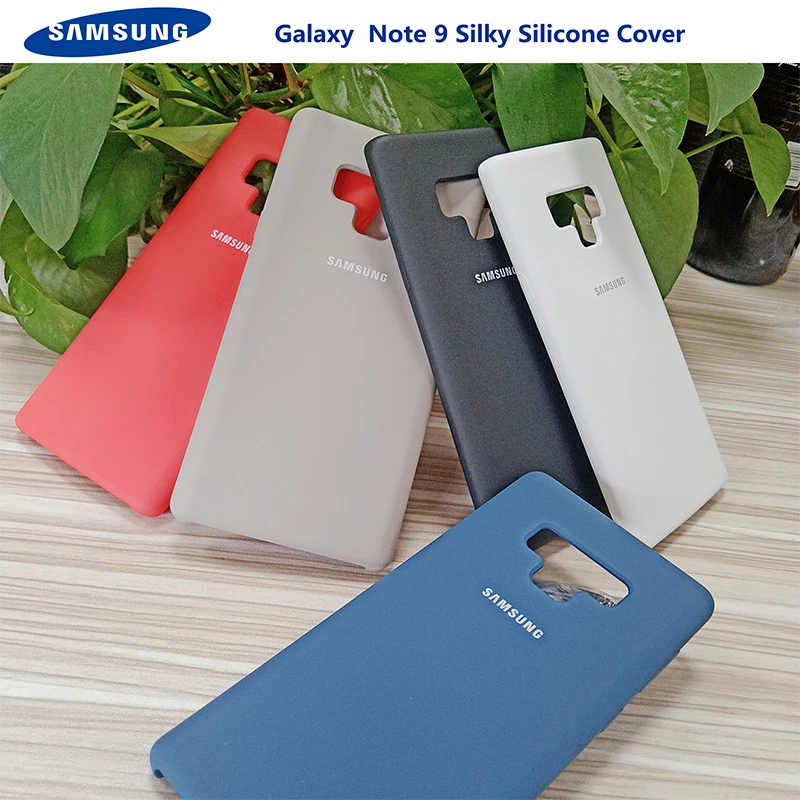 Note 9 чехол оригинал samsung Galaxy note шелковистый силиконовый высокое качество мягкая