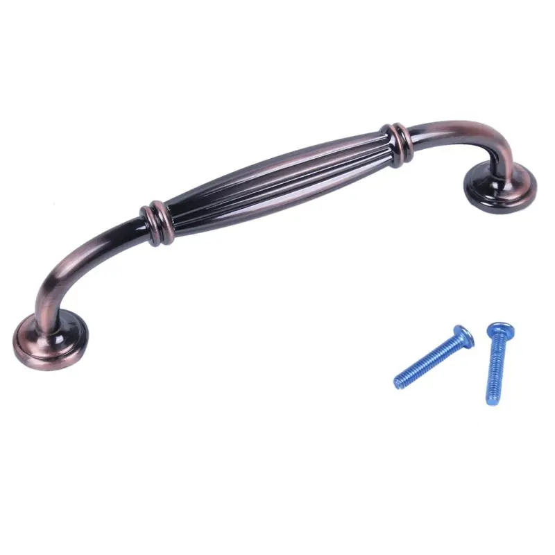 

Hot New 128mm Hole Center Drawer Cabinet Door Arch Striped Pull Handles 2pcs