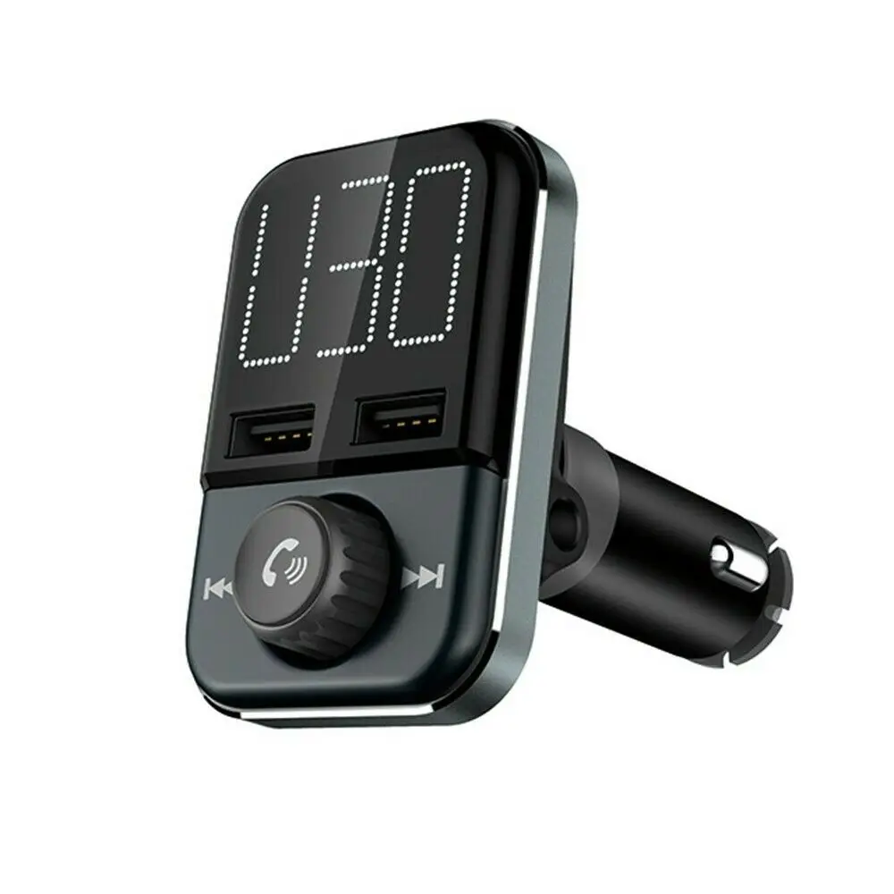 Универсальный автомобильный беспроводной Bluetooth комплект Автомобильный fm-передатчик Hands-free Dual USB быстрое зарядное устройство MP3-плеер TF карта u-диск горячая распродажа