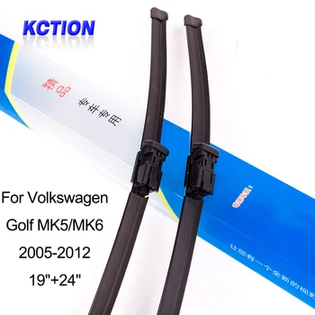 

Car Windshield Wiper Blade For Volkswagen GOLF MK5/MK6(2005-2012), 19"+24", Front Window Windscreen Wipers, Car Accessories