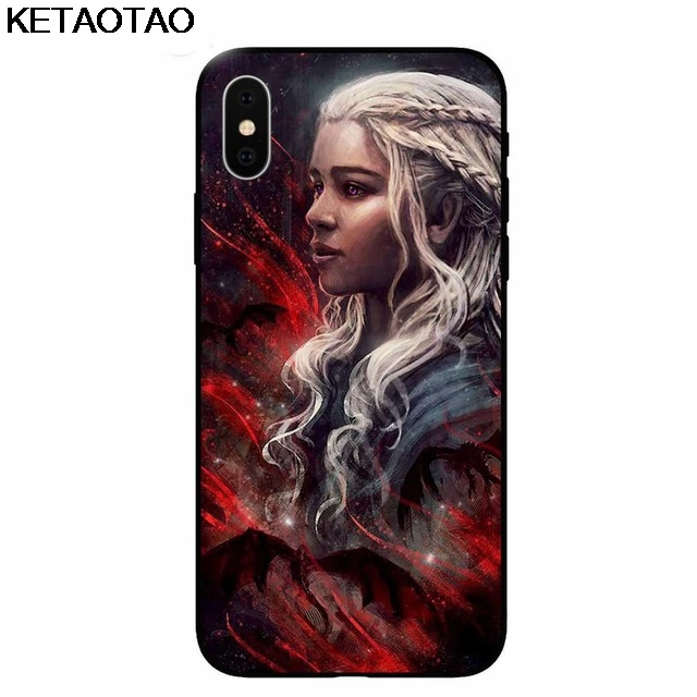 Чехол для телефона KETAOTAO Game Thrones Daenerys Dragon Jon Snow tyrion s для iphone 8 Plus X XS XR 11 Pro Чехол из мягкого ТПУ резины и силикона - Цвет: Зеленый