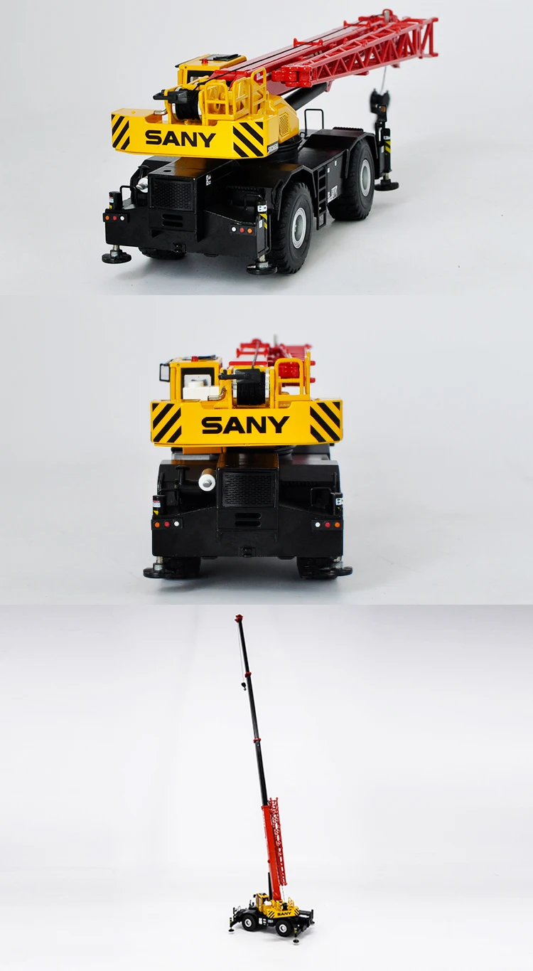 1:50 SANY SRC550 55ton внедорожный Подвесной Кран механический грузовик литая модель