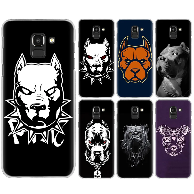 

Lovely Dog Pitbull Phone Case Cover for Samsung Galaxy S10 S10e 5G S9 S8 S7 Edge M40 M30 M20 M10 J8 J6 J4 Plus 2018 Fundas Capa