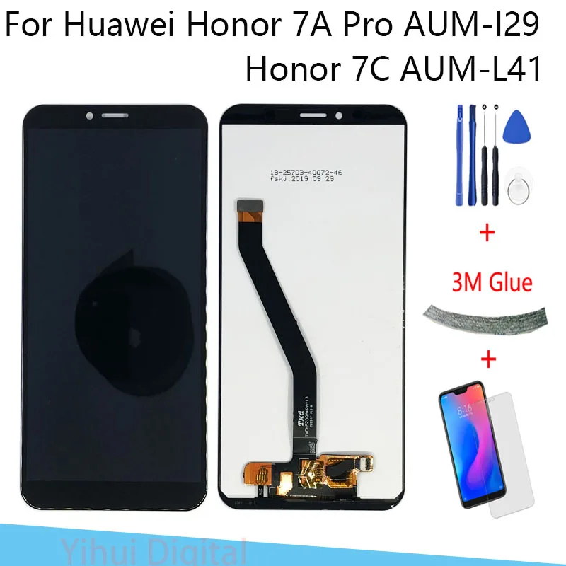 Дисплей 5 7 дюйма для Huawei Honor 7C ЖК дисплей с сенсорным экраном и дигитайзером в