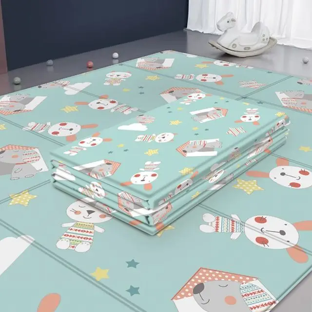 XPE детский игровой коврик, игрушки, толстый складной коврик для ползания, двойная поверхность, Детский ковер, развивающий коврик для детей, игровой коврик-головоломка - Цвет: 200X180CM