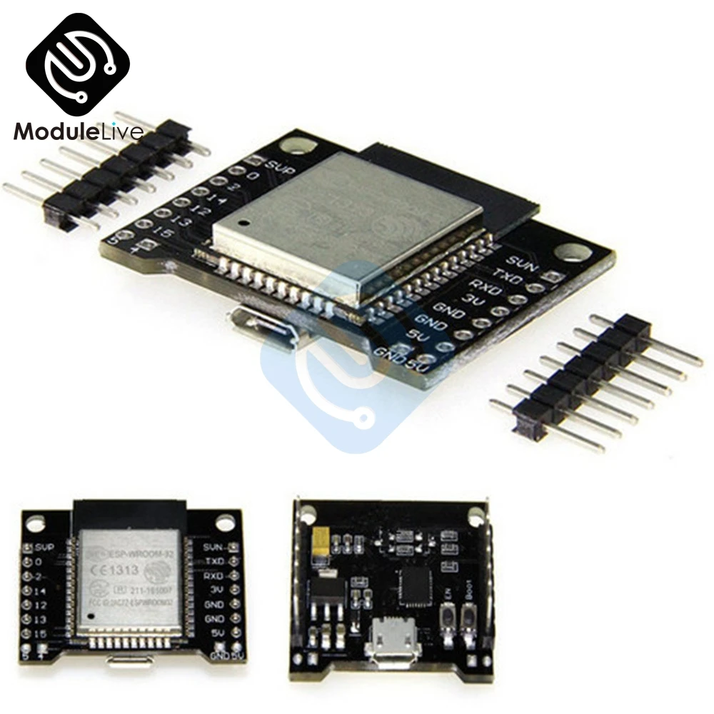 ESP32 ESP-WROOM-32 для Wemos WiFi модуль макетная плата беспроводной модуль+ Bluetooth ультра-низкий двухъядерный режим ESP-32 ESP-32S