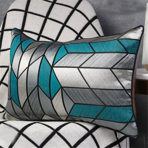 Многоцветный Геометрическая подушка крышка Cojines Decorativos Para диванные декоративные подушки дома De Coussin наволочки - Цвет: Style 7