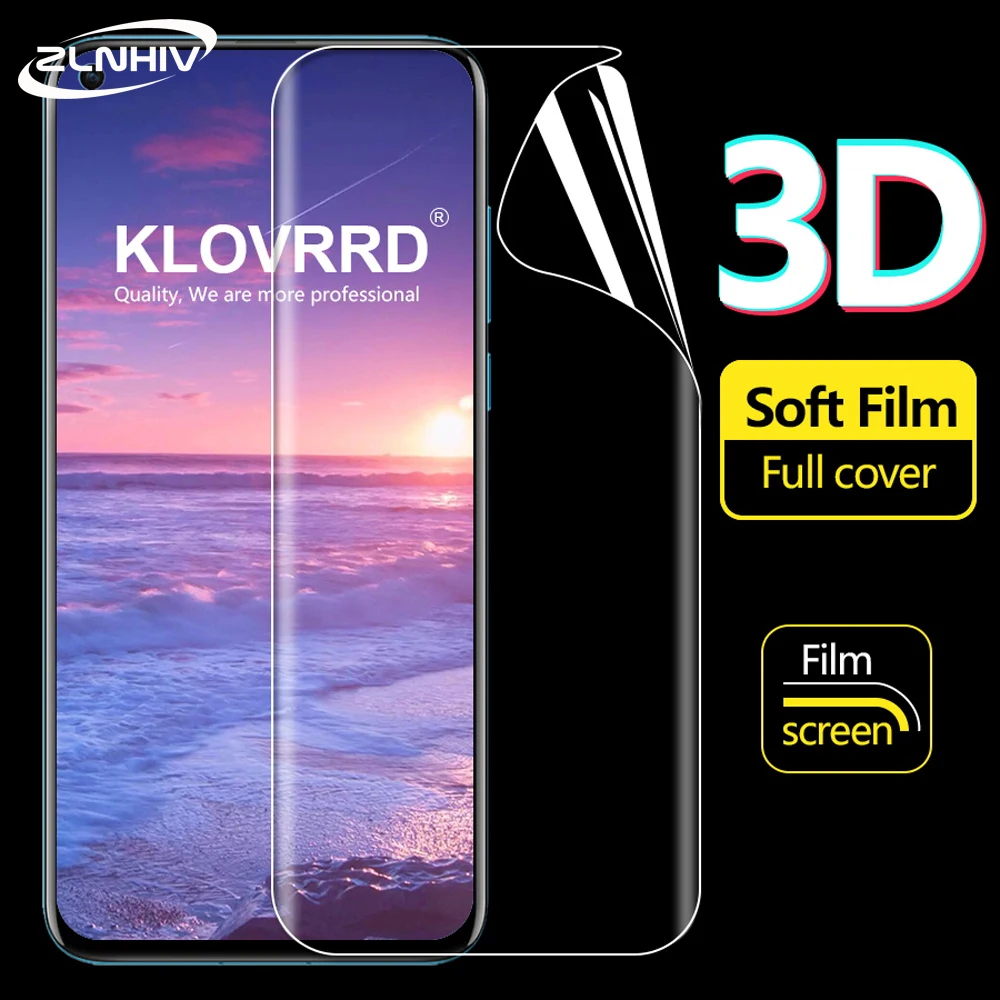 Гидрогелевая пленка zlnвич для huawei nova 6 5 5T 5Z 5i pro 4 4e 3 3i 3e Защитная экрана телефона не