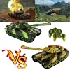 2 PACK RC tanks 2.4G Fighting Battle Tanks with LED Life Indicators Realistic Sounds Remote Control Boy Toys For Kids Children 2