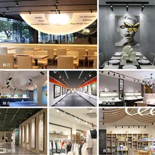 Светодиодный светильник с прямым вырезом для выставочного зала, орбитальный Точечный светильник s 20w30w, магазин одежды для ресторанов, точечный светильник