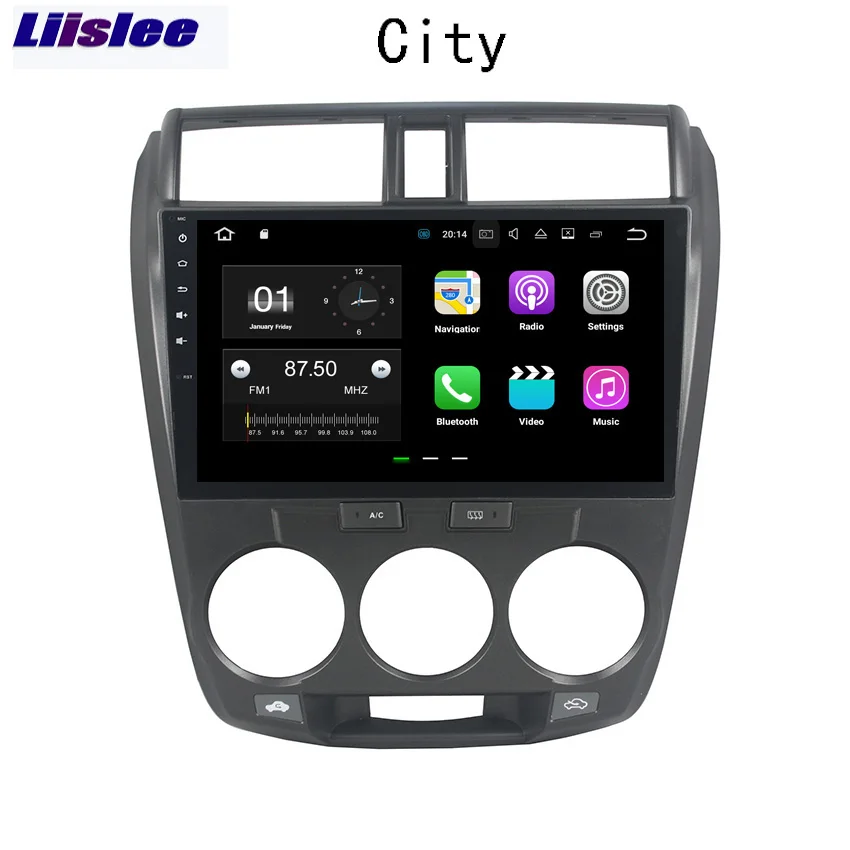 Liislee For Honda City 20062013 Car Navigation GPS Android HD Touch
