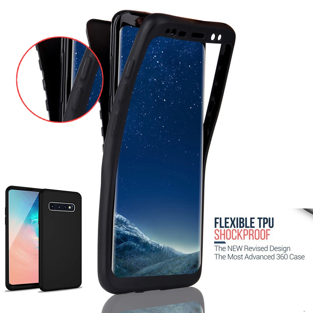 Чехол бампер на молнии LAPOPNUT 360 для Samsung Galaxy A70 A10 A40 A30 A20e M10 A20 A50 Ударопрочный Мягкий