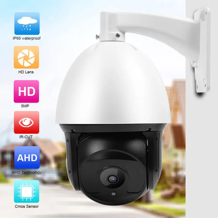 100-240 в IP66 5MP HD 30X зум PTZ коаксиальный 150 м/492.13ft Ночная AHD камера для зум-камеры