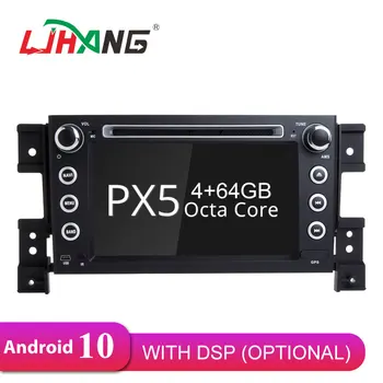 

LJHANG Android 10 Car Multimedia Player For SUZUKI GRAND VITARA 2007-2013 WIFI GPS Navigation 2 Din Car Radio Stereo Automotive