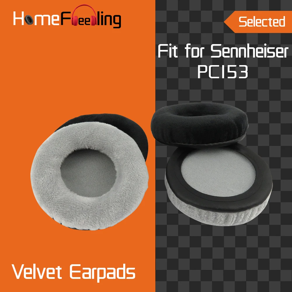 Homefeeling Earpads for Sennheiser PC153 Headphones Earpad Cushions Covers Velvet Ear Pad Replacement