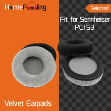 Homefeeling Earpads for Sennheiser PC153 Headphones Earpad Cushions Covers Velvet Ear Pad Replacement