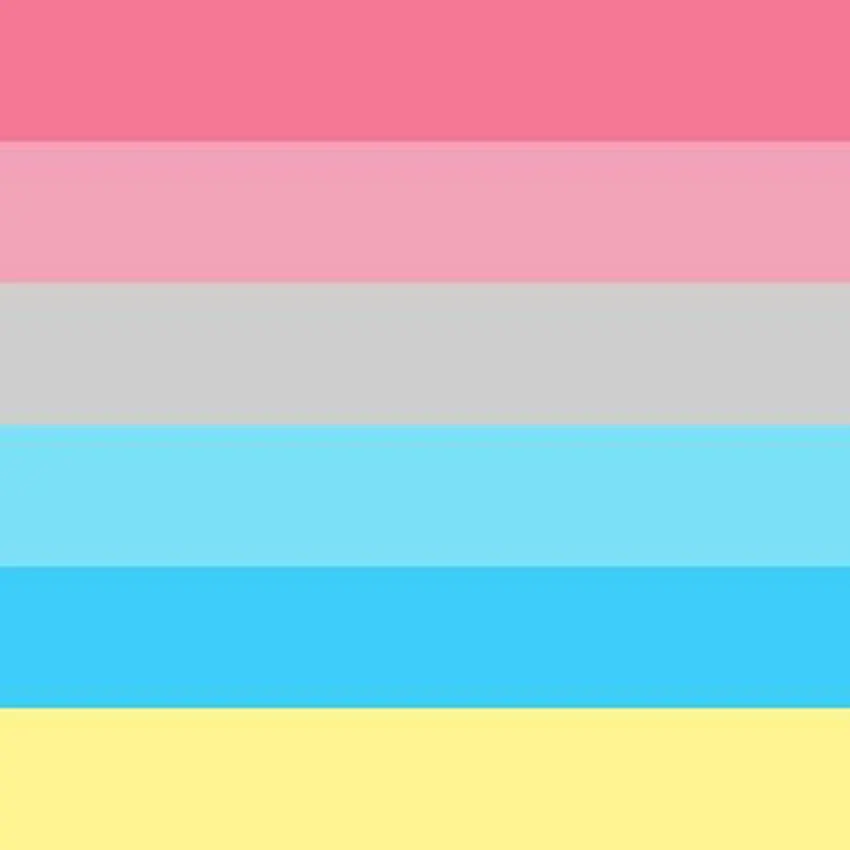 Флаг «ПРАЙД» Genderflux высокого качества 150x90 см polyester полиэстер пользовательские флаги и растяжки