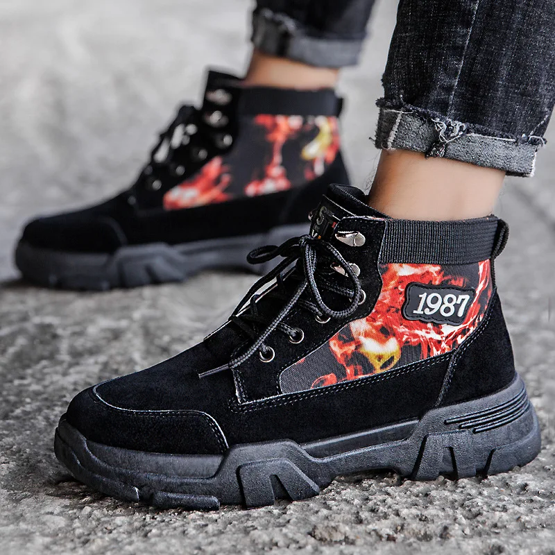 

2019 Autumn And Winter Martin Boots Men's England Classic Trend High Shoes Retro England Wind Worker Boot Casual Short Boots