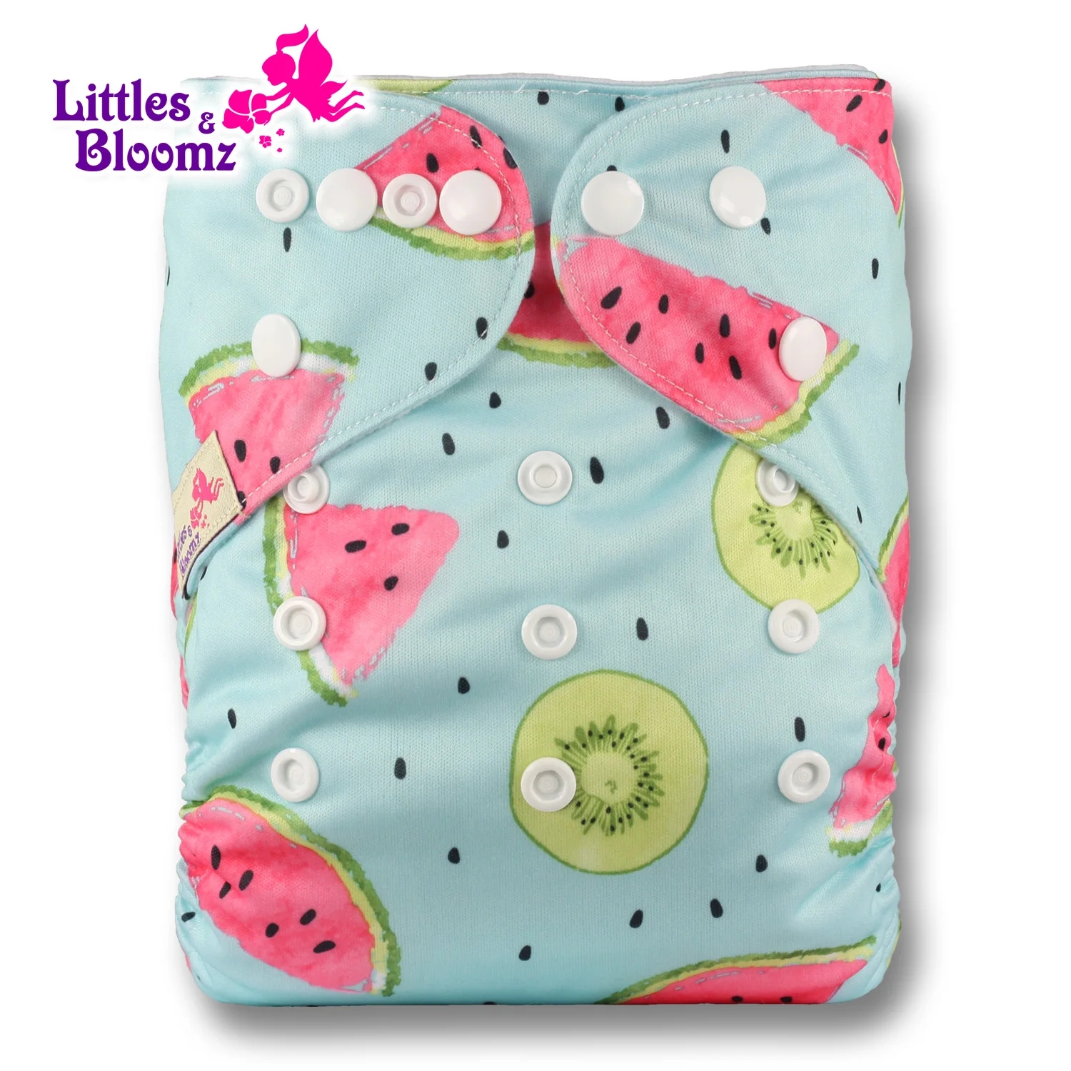 [Littles&Bloomz] Nappy Cover Reusable Cloth Eco friendly Wrap Diaper To Use With Flat or Fitted