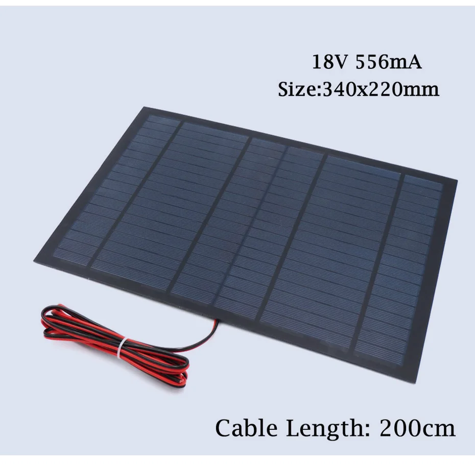 9 в 12 В 18 в Солнечная капельная панель мини солнечная панель своими руками аксессуары+ провода