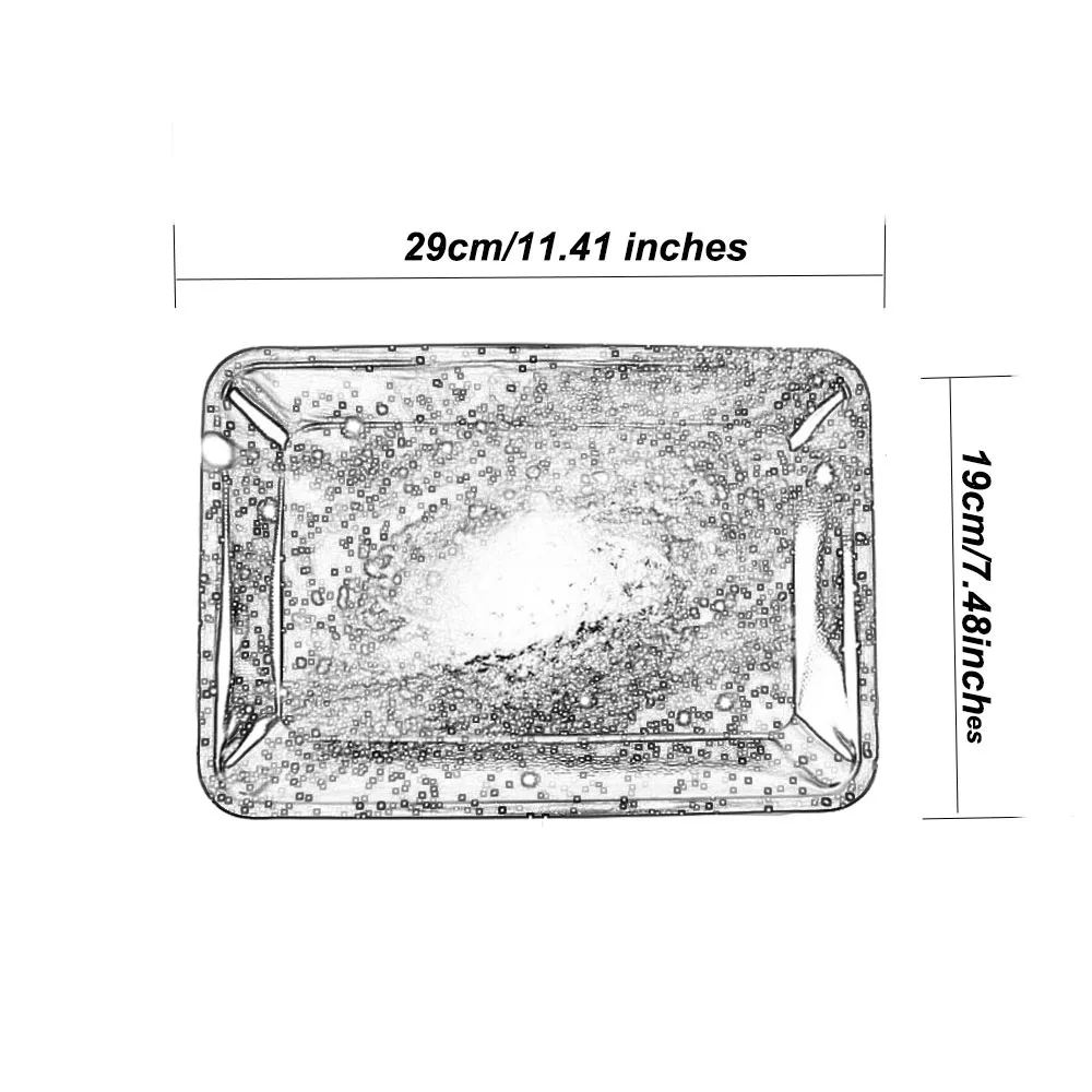 280*180mm Metal Storage Rolling Tray for tobacco Cigarette herb Smoking Accessories Tinplate Plate storage tray,tobacco rolling tray
