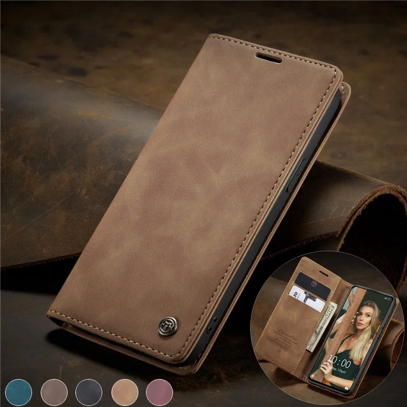 For Xiaomi Redmi 10C Case Redmi 10C Funda Retro Wallet Leather Flip Phone  Case For Xiomi