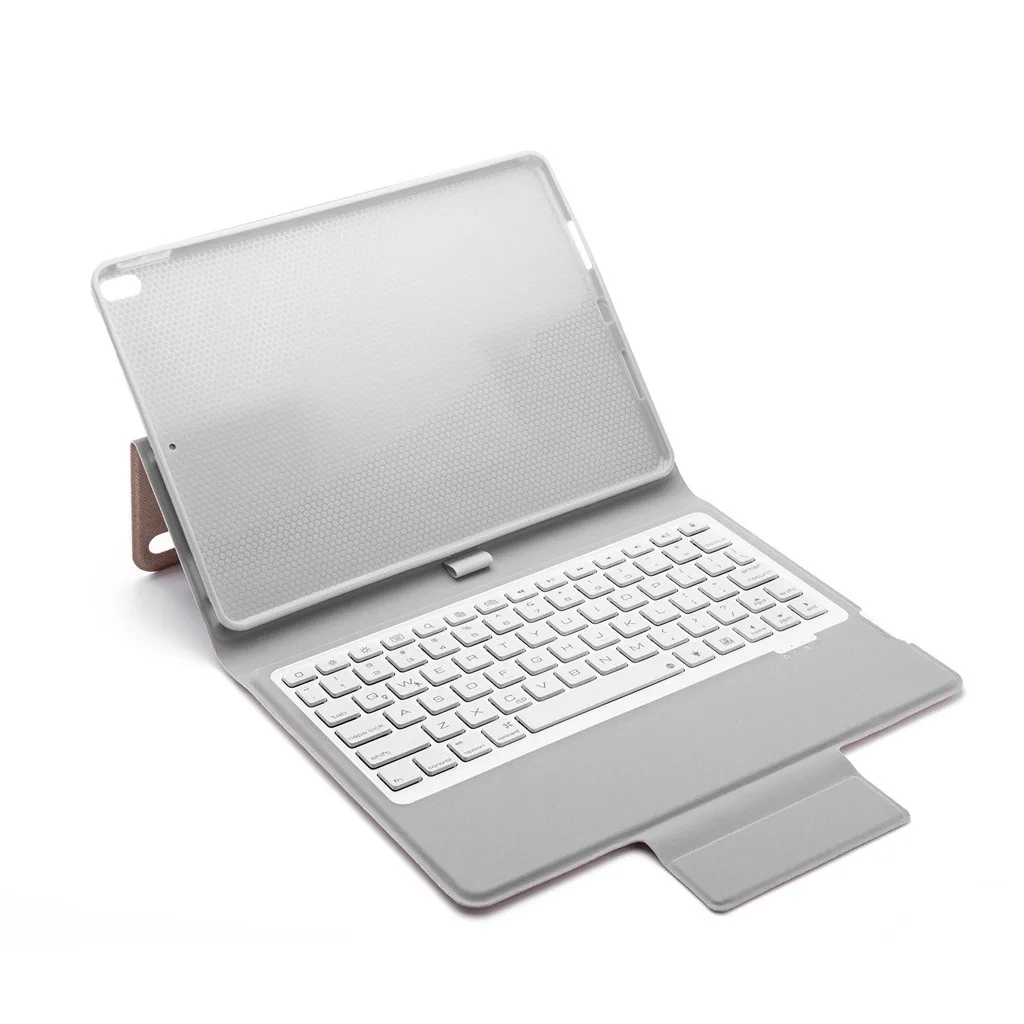20% Bluetooth клавиатура чехол Чехол с карандашом держатель для iPad pro/Air 10,5 дюймов 7-Цвет Подсветка Bluetooth клавиатура чехол