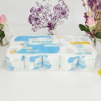 

5 rolls/lot White toilet paper soft absorbent high-quality toilet paper 3 lay Toilet Paper Home Toilet Tissue roll paper