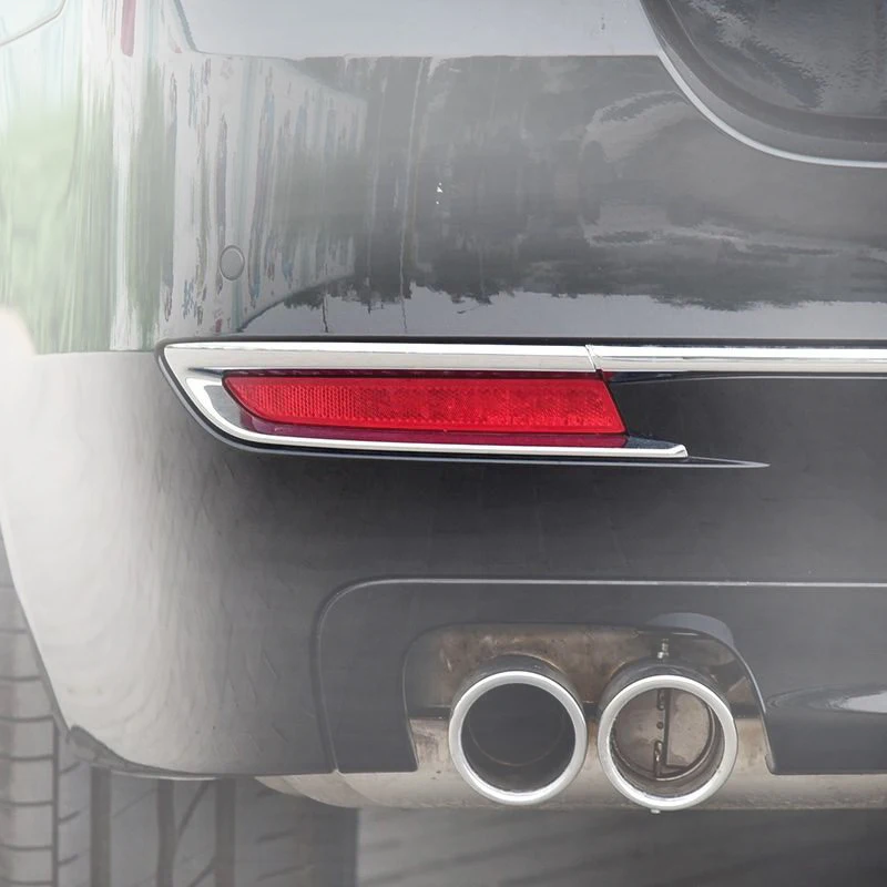 Auto Exterior Accessory F18LCI Car Rear Bumper Chrome Strip Fit For BMW 5 Series From Musion | Автомобили и мотоциклы