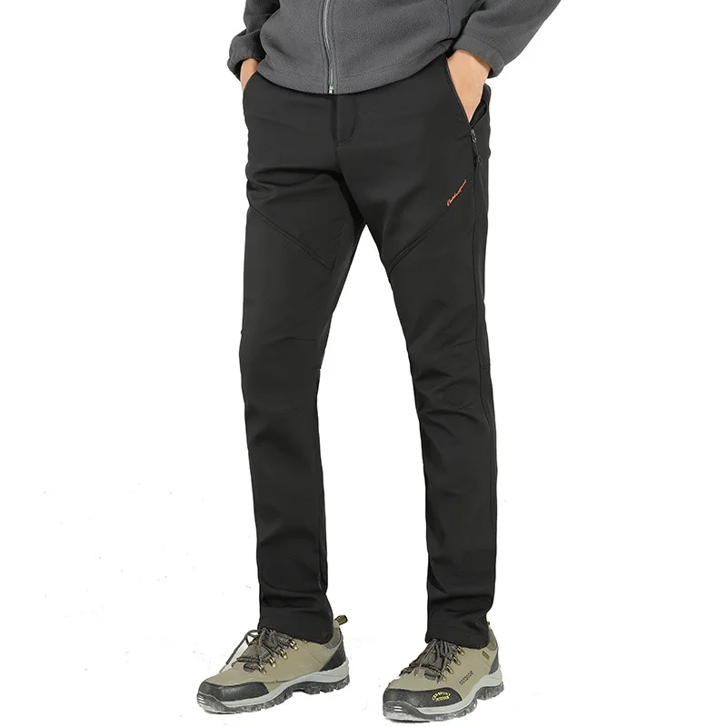 

Autumn And Winter Soft Pants Men Outdoor Warm Trousers Couples Camouflage Waterproof And Breathable Fleece Trousers
