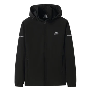 

plus size 8XL 7XL Men windbreaker Casual Spring Autumn Lightweight Jacket 2020 New Arrival Hooded Zipper up Jackets Outwear
