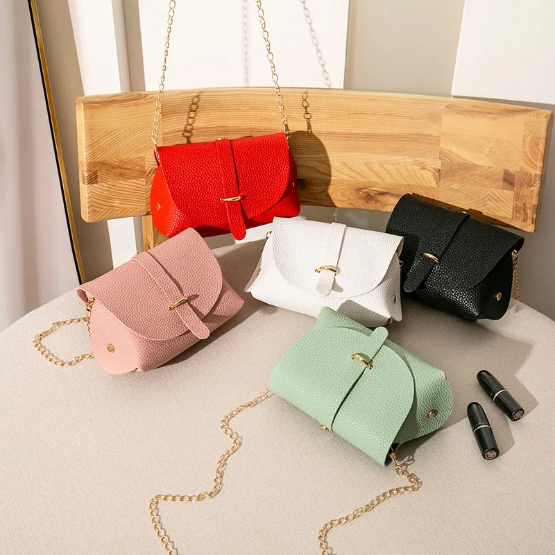 

Sheng chuang Beauty 2019 Cross-body Korean-style Embossed Leather Magnetic Snap Chain Change Mobile Phone Women's Candy Lipstick