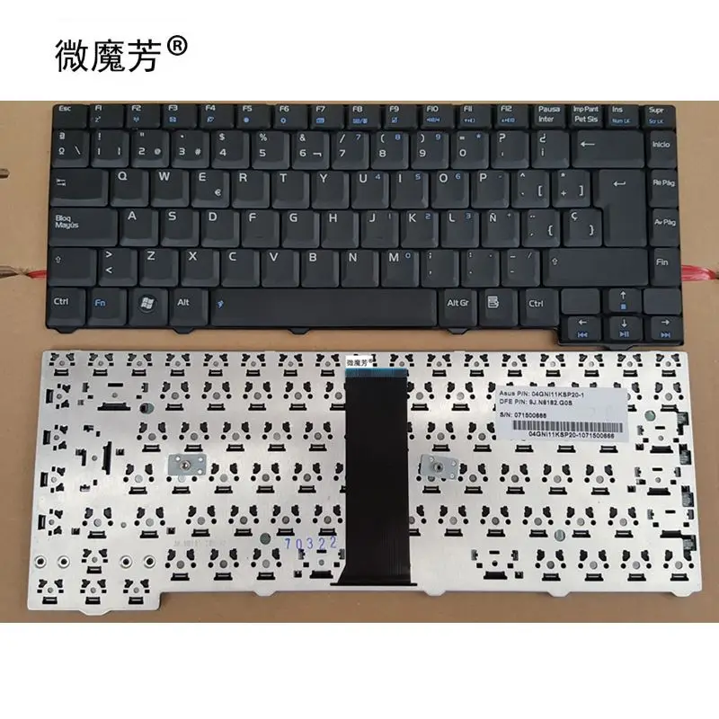 SP New laptop keyboard For Asus F2 F3S F3Sa F3Sc F3Se F3Sg F3Sr F3Sv 28PIN Spanish | Компьютеры и офис