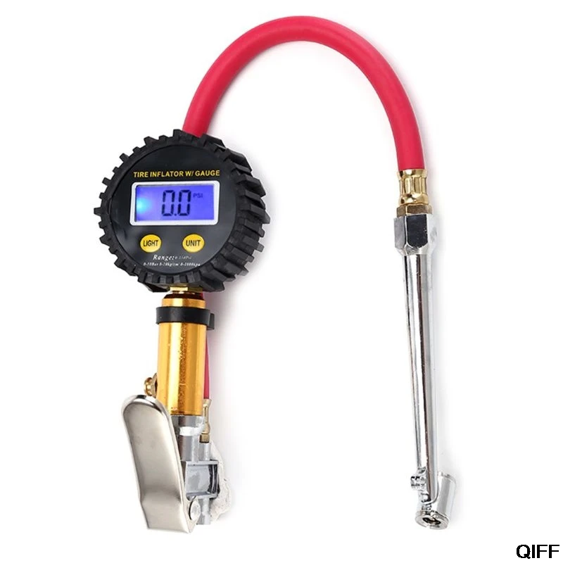 

Digital Car Tire Air Pressure Inflator Gauge LCD Display LED Backlight Vehicle Tester Inflation Monitoring Aug. 20