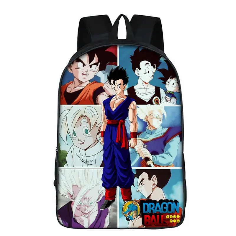 Горячая мультфильм DRAGON BALL школьная сумка для девочек мальчиков студенческий Детский Рюкзак Школьная Сумка для девочки детский Ранец Enfant - Цвет: photo color