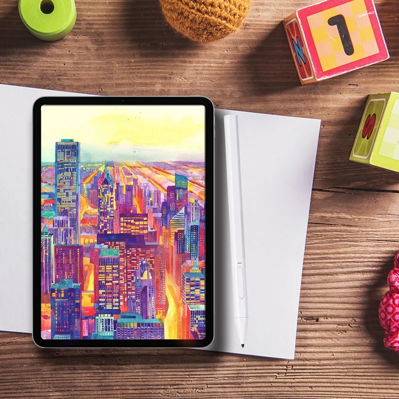 Активный стилус Цифровая ручка для- iPad без Dlay рисунок анти по ошибке нажмите ручка с 2 наконечниками POM перо/бумага как перо