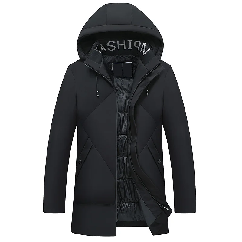 

Men Clothes 2019 Winter Jacket Men Hooded Cotton-padded Long Men Parka Jacket Thicken Warm Men Winter Coat Jackets