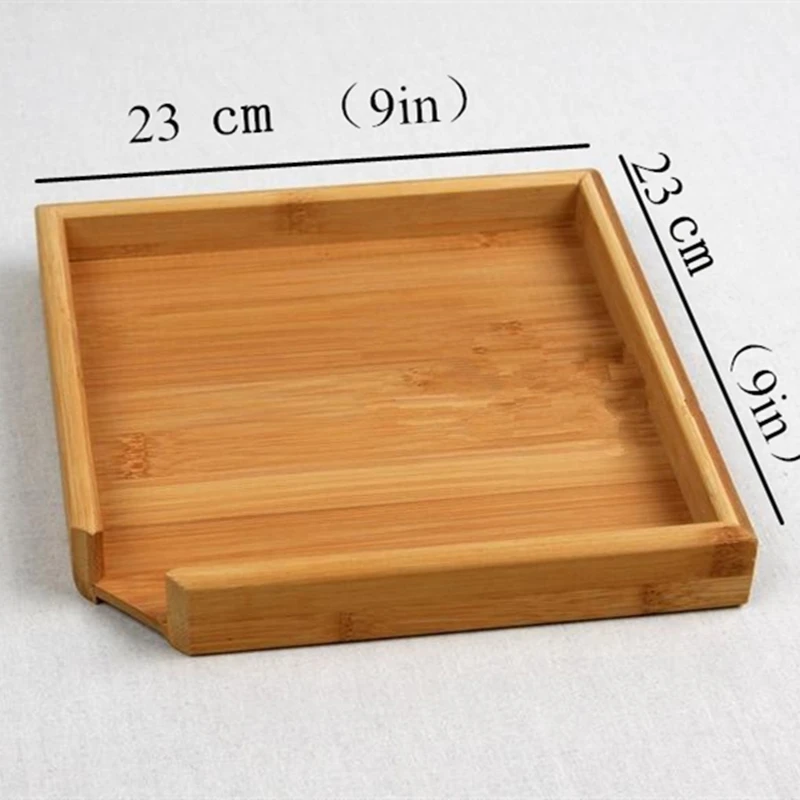 Tea Tray Rectangular Bamboo Tea Tray Kung Fu Puer Tea Saucer Storage Container Ceremony Gadgets Japanese
