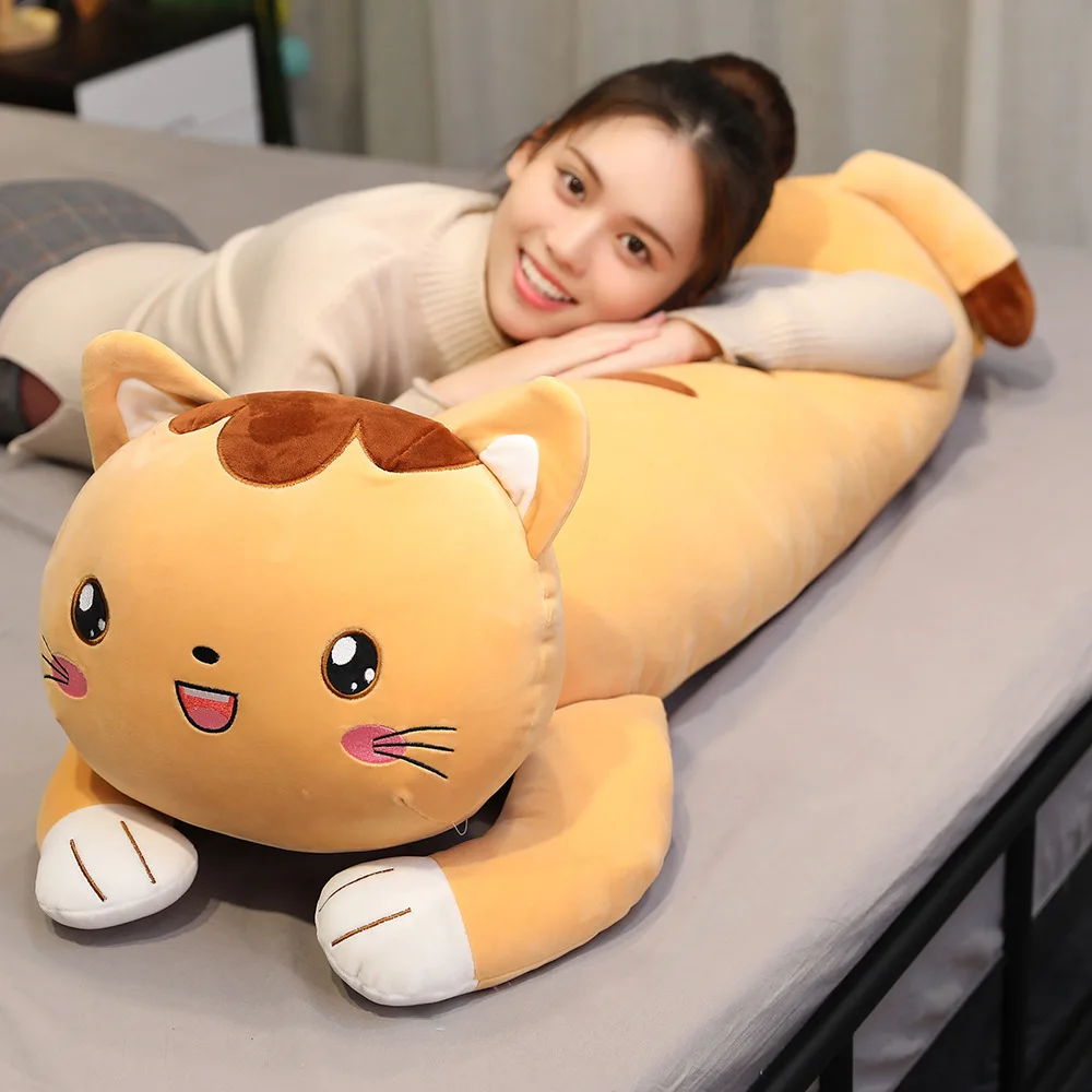 

Huggable Kawaii Lying Cat Soft Pillow Cute Hamster Plush Toy Stuffed Animals Plushies Toys Plushie for Children AP