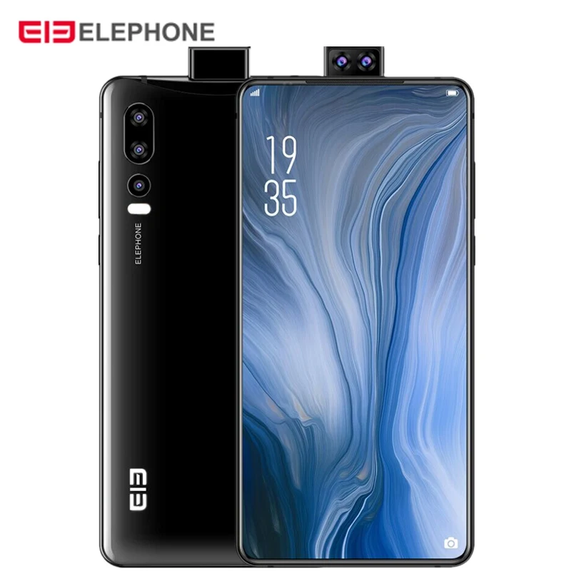 Оригинальный смартфон ELEPHONE U2 4G 6 26 дюймов Android 9 0 ГБ ОЗУ 128 Гб ПЗУ 16 МП 5 Мп 2 тыловые
