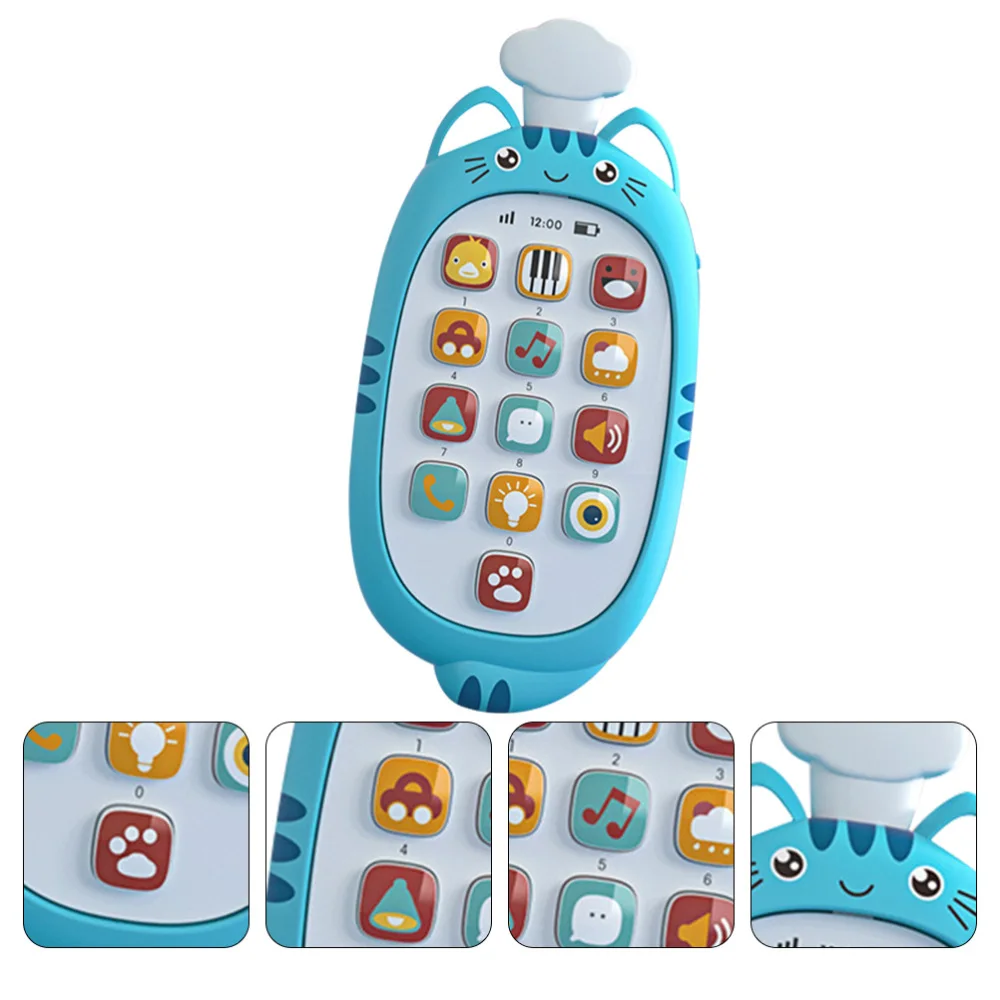 

1pc Multifunctional Funny Creative Cell Phone Toy Early Learning Toy Educational Plaything Cognitive Toy for Child Baby
