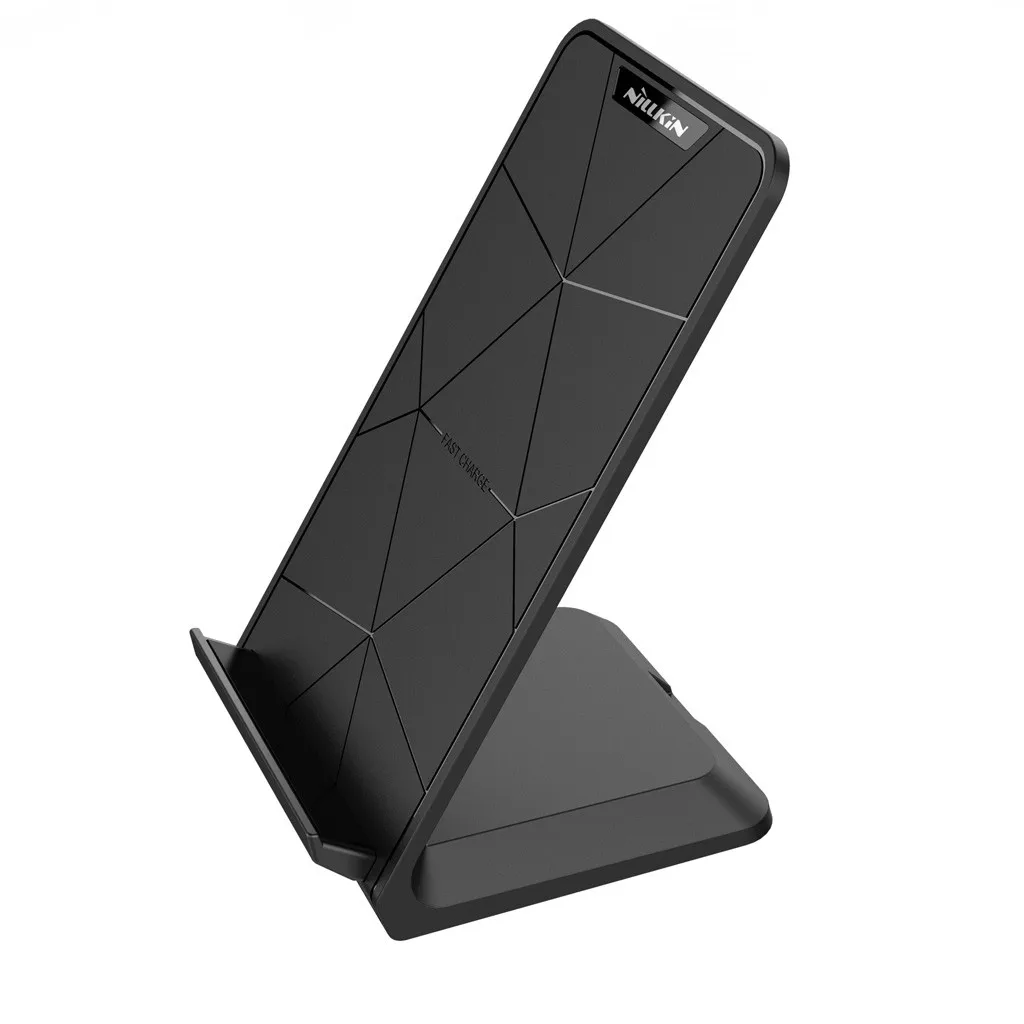 Быстрая Qi сертифицированная Беспроводная зарядная подставка совместима с iPhone для samsung