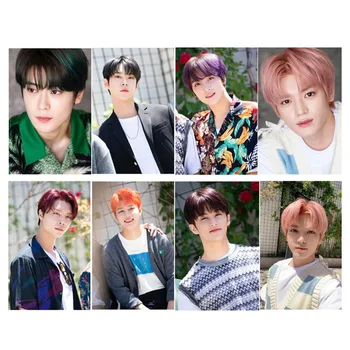 

14Pcs/Set Kpop NCT 127 New Album Crystal Card Stickers JaeHyun Taeyong Photo Sticky Card Photocard Sticker