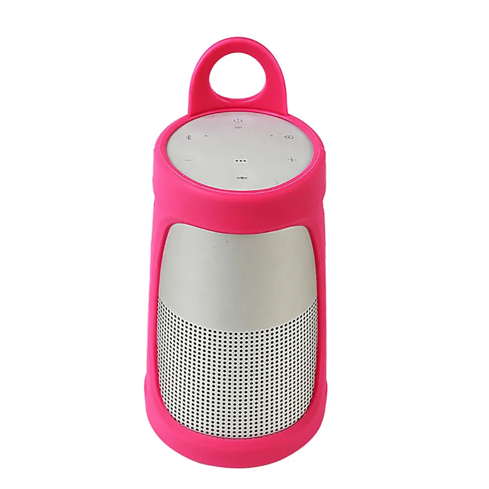 Силиконовый чехол с Bluetooth динамиком для Bose SoundLink, поворотный bluetooth-динамик, портативный силиконовый чехол для альпинизма - Цвет: A