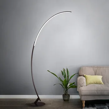 

Living room simple modern floor lamp Nordic reading light bedside personality fishing piano lamp led vertical table lamp LB42107