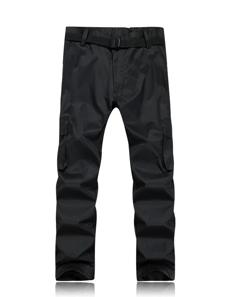 

Spring Trousers Men's Outdoor Waterproof Wearable Mountain Climbing Trousers Extra-large Soft Pants-