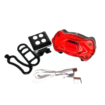 

Bicycle Rear Light Wireless Remote Control LED Tail Lamp USB Charge Bike Warning Light Bike Accessories