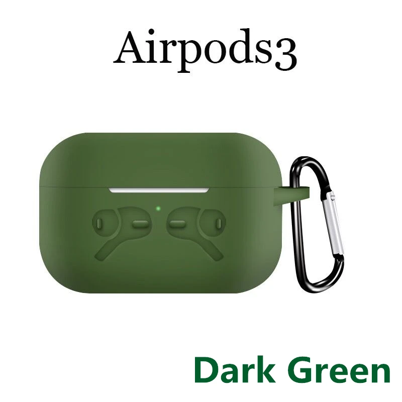 Чехол airpods pro Мягкий силиконовый чехол подходит для air pods pro& apple airpod 3 Защита от пыли и трещин